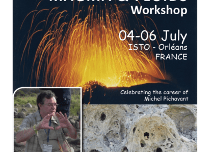 Magma & Fluids, international workshop celebrating the career of Michel Pichavant (July 04-06)