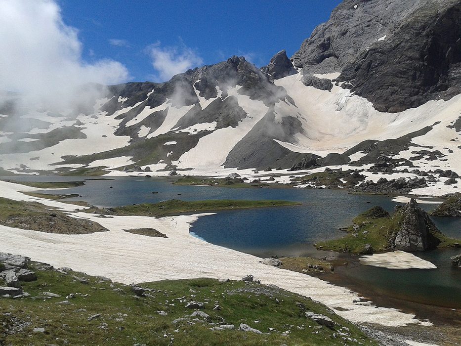 Etang de Barroude (Pyrénées Orientales, Pyrénées, France). © Anaëlle Simonneau